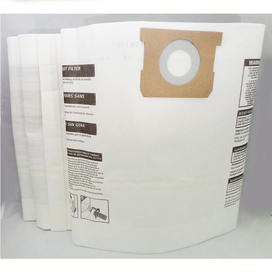 DVC Shop Vac Type F 906-62 10 14 Gallon Vacuum Cleaner Bags Made in USA [ 150 Bags ]