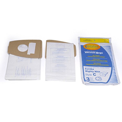 Replacement For Eureka 21 C Allergy Mighty Might Canister Vacuum Bags, White Westinghouse, Floorshow Cleaner, Home Cleaning Systm, Commercial Vacuum Cleaners, 52318-12, 57697-12 Filteraire, 54921-10