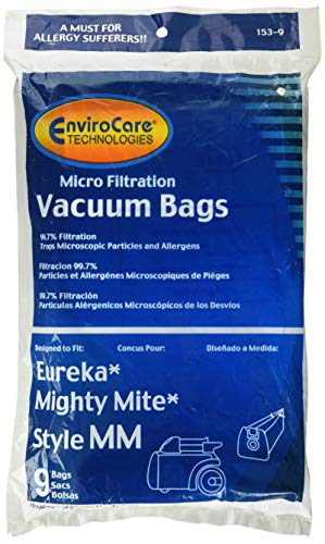 EnviroCare MM Eureka Mighty Mite 3670 und 3680 Ersatzbehlter, 9 Beutel, Wei