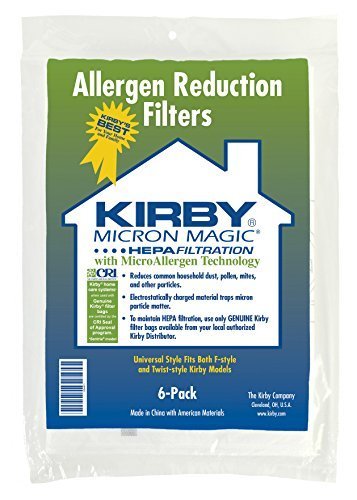 Kirby Micro Allergen Plus Hepa Bags 6Pk - 204814G