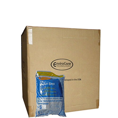 225 Hoover Windtunnel Allergy Vacuum Type S Bags, Futura, Spectrum, Power Max Vacuum Cleaners, 43655097, 4010064S, 4010344S, 43655093, 4010100S