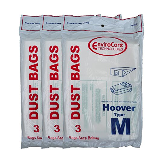 9 Hoover Type M Dimension Canister Vacuum Cleaner Bags