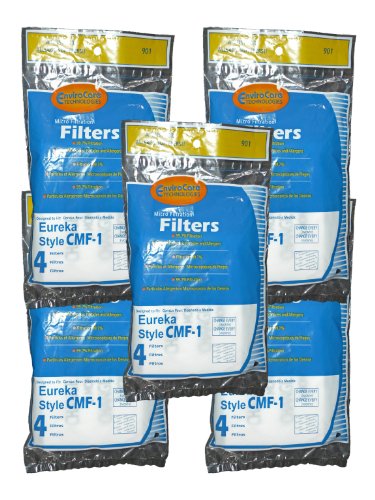 (5 Sets) Eureka Victory Whirlwind Type CMF1 Upright Vacuum Cleaner (2) Micron Cyclonic Cassette & (2) Motor Foam Filters Sanitaire 61940, 61940A, 60696, 61333, 61333A, 39334, 38469, 39292 Kit