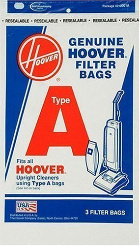 Hoover 4010001A Type A Vacuum Bags, 6 Bags