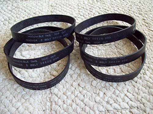 (Ship from USA) 6 Genuine Hoover 38528-033 Vacuum Cleaner Belts. Includes 6 Belts. 3 Year Supply