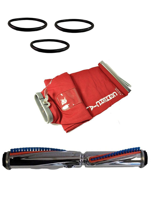 Sanitaire Eureka Commercial Vacuum Cleaner Brush Roll, Cloth Shake Out Bag, and 3 Round Vacuum Cleaner Belts