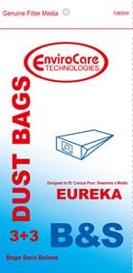 Eureka S - Generic - 3 Vacuum Bags 3 filters/pack