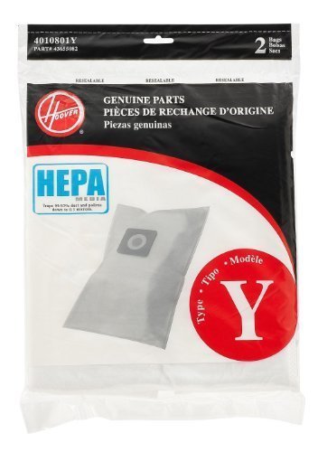 Hoover Type Y HEPA Filter Bag, Set of 4 bags by hoover