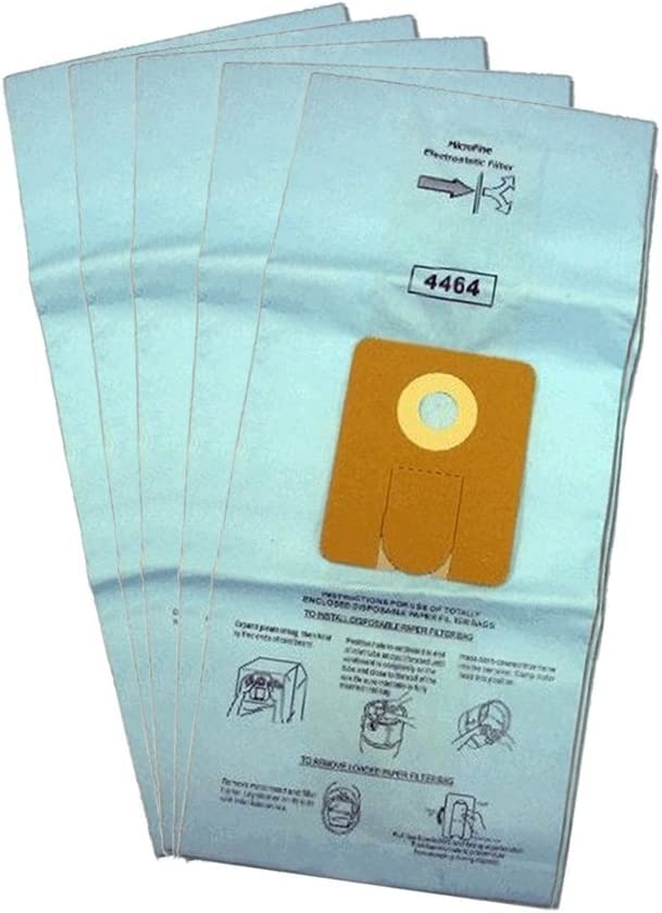 EnviroCare Replacement Vacuum Cleaner Dust Bags Designed to fit MasterCraft 6 Gallon Vacuums 4464 5 bags