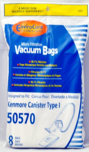 Kenmore Type I Canister Vacuum Cleaner Bags