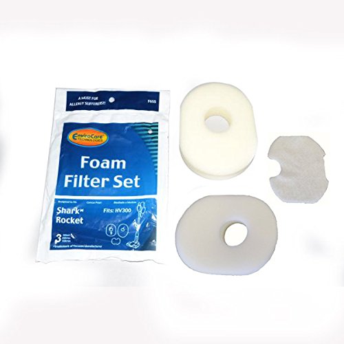 Replacement Part For Shark Rocket HV300, HV301, HV302, HV305, HV310 Vacuum Claner Filter Kit 2-Pack # compare to part 52-2365-02