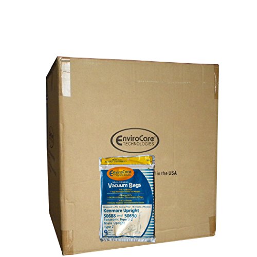 225 Kenmore Sears 50688/50690 U Vacuum Bags, Upright, Canister, Panasonic U-2, Miele Z, Sanyo PU-1 Vacuum Cleaners, MC-117PF, MC-E400, S170i, S170 - S179, S185, S300, SC-A or SC-U