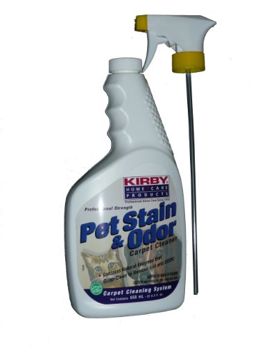 Genuine Kirby Pet Stain and Odor Carpet Cleaner, 22oz Part #283297S, Use along with SE2 Sentria 2 G11 Sentria SE G10 G9 DE G8 Diamond Edition ULTG G7 G6 G2001 G5 G4 G3 Legend Heritage Tradition Vacuums.
