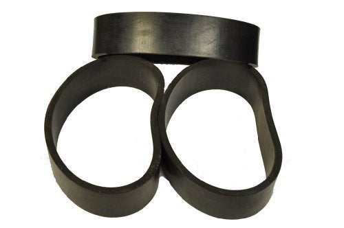 Replacment Canister Vacuum Cleaner Power Nozzle Belt, Flat Belt Desinged To Fit: Compact/Tristar Old Style Power Nozzle, 3 Belts