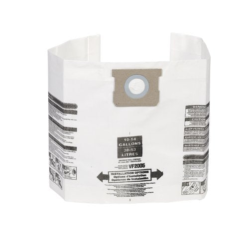 Multi-Fit Wet Dry Vacuum Bags VF2005 General Dust Filter Bag (3 Shop Vacuum Bags