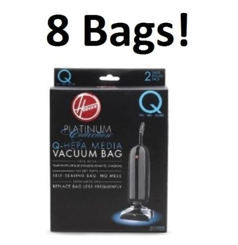 (8) Hoover Type Q Vacuum Bags HEPA Media Bags AH10000 OEM