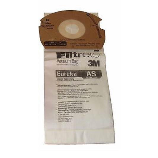 Eureka Style AS EL1050, SP1050 Vacuum Bag Type Vac 67726-6 68115 Filtrete by 3M [Single Loose Bag]