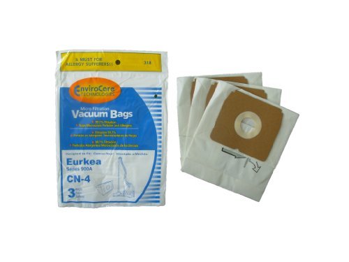 150 Eureka 900A PowerForce Micro Filtration CN 4 Vacuum Bag 68937-6 67740, Canister Vacuum Cleaners, 68937, 68937-6, CN-4, Eureka b003l20ft0, 67740, PowerForce 900A series