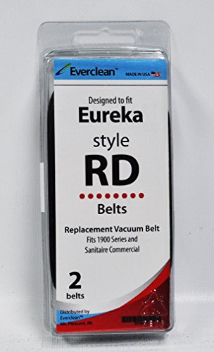 Everclean Generic Eureka Style RD Vacuum Belts 2 Pack