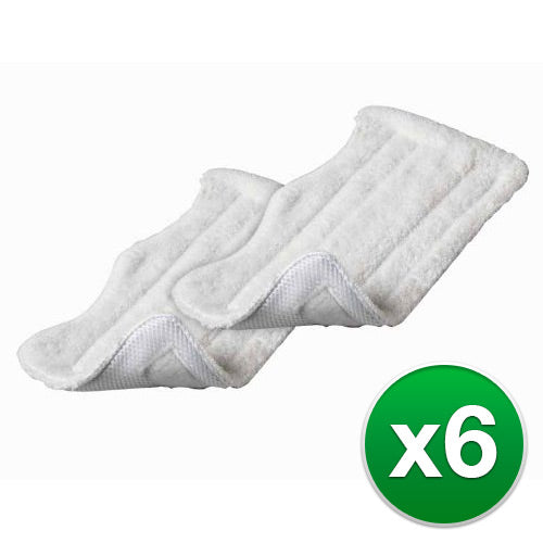 Replacement Cleaning Pads for Shark XT3101 / 1108 by Envirocare (6 Pack)