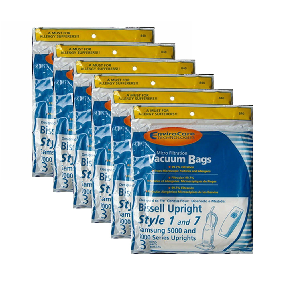 BGU1451T Micro Envirocare Style 1 and 7 Paper Bags 18pk