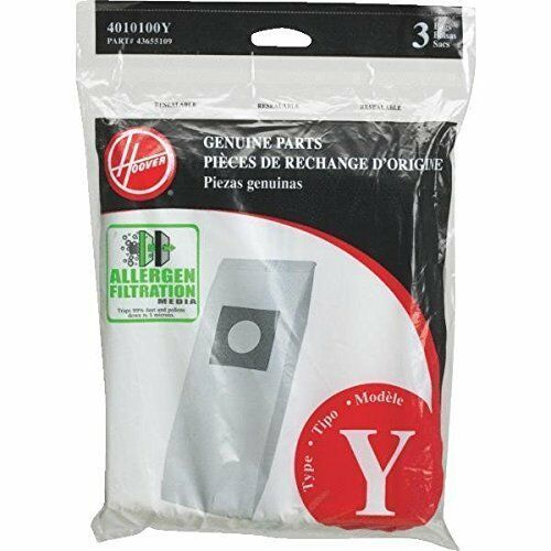 Genuine Style Y Vacuum Cleaner Bags Micro Allergen 4010100Y Fits Hoover Vacs