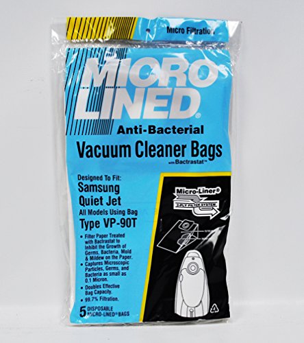 DVC Micro Lined Samsung VP-90 Quitejeft Paper Vacuum Bags 5 Pack