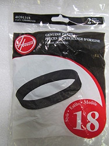 Hoover Clean & Light Upright { Style 18 } Flat Belts 2 Pk Genuine Part # 40201318 by Hoover