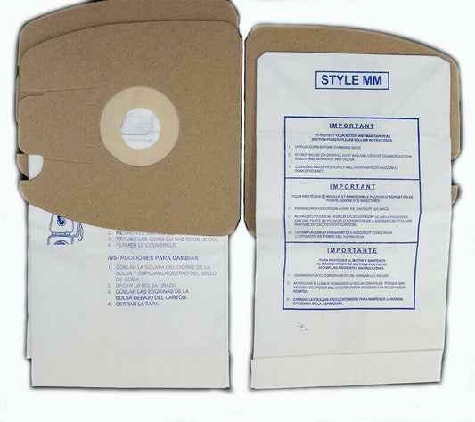 Eureka Style MM Might Mite Micro Allergen Vacuum Cleaner Bags by DVC Made in USA