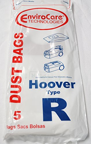 EnviroCare Hoover Type R Dust Bags, 5 Bags Per Pack (5 Bags)