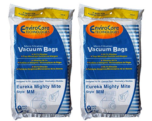 EnviroCare 18 Eureka Type MM Mighty Mite Allergy Vacuum Bags