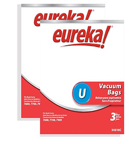 Genuine Eureka Style U Disposable Vacuum Bag 54310C 6-Pack