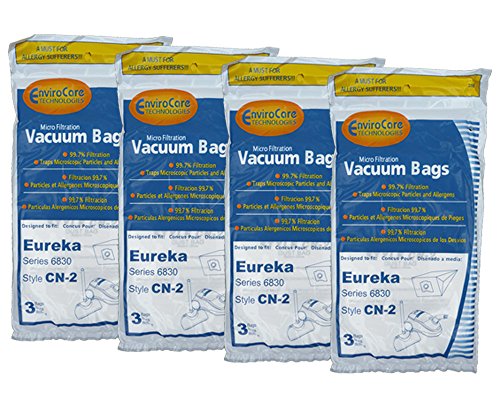 12 Eureka EX Canister Allergy Microfiltration Vacuum Cleaner Bags