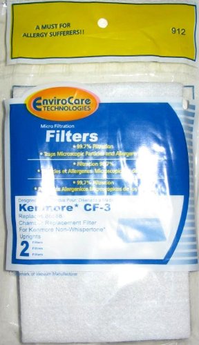 Kenmore CF-3 Chamber Vacuum Filter ( 20-86888 ) 2 pack - Generic
