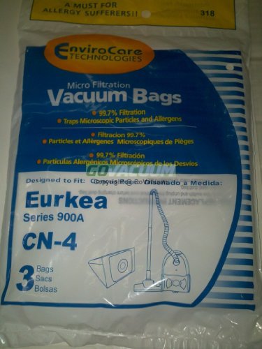EnviroCare Eureka Generic CN-4 Vacuum Bags to fit PowerForce 900A Models, 68937.