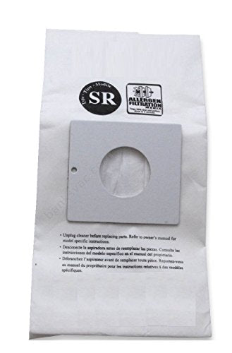 Hoover 9 Style SR Vacuum Bags for Duros Canisters, Fits 401010SR