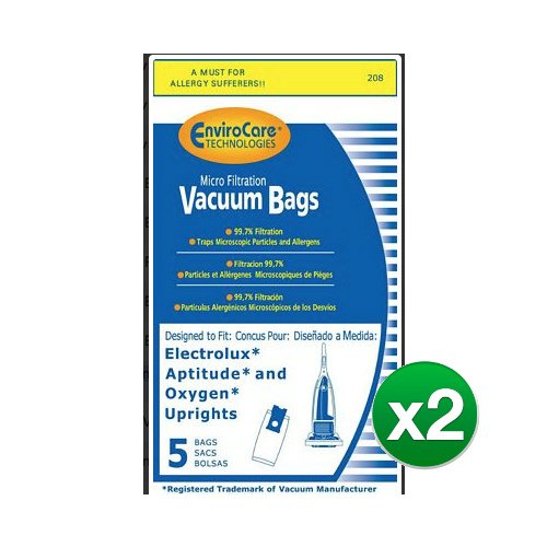 EnviroCare Replacement Vacuum Bag for 61525 / 208 / 61525-12 (2 Pack)