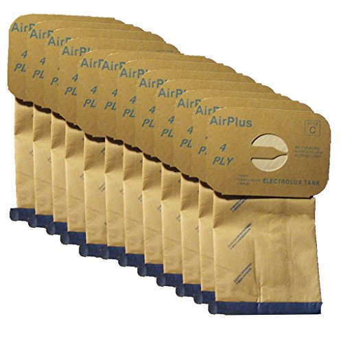 12 Electrolux 4 Ply Style C Canister Vacuum Bags Epic Prolux Ultralux Ambassador