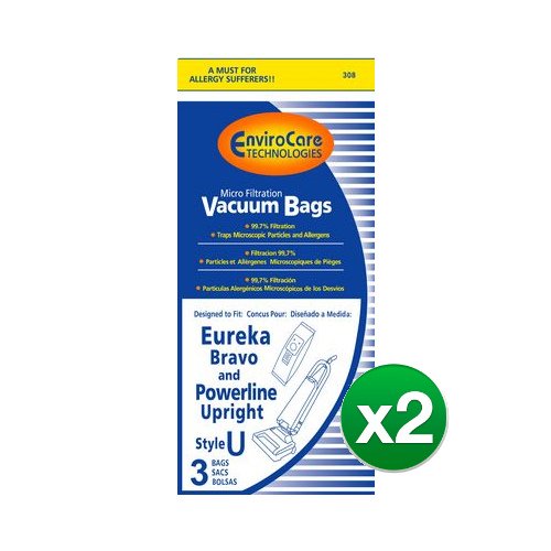 EnviroCare Replacement Vacuum Bag for 54130B-6 / 308 (2 Pack)