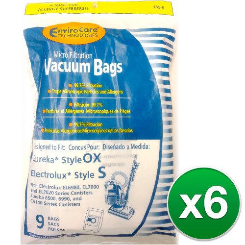 EnviroCare Replacement Vacuum Bag for EL200B / Type S / 135 (6 Pack)