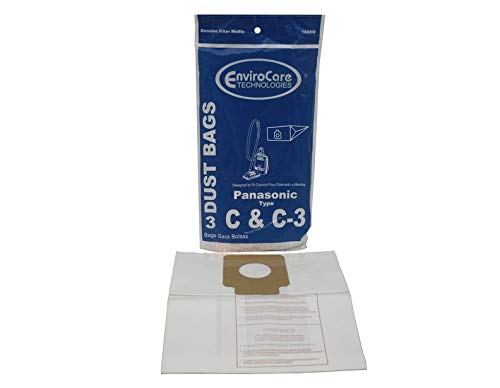 Panasonic 3 Pack Generic Style C-3 Vacuum Bags