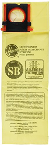 Hoover Type SB Allergen Insight Upright Cleaner Vacuum Bags, 10 Count