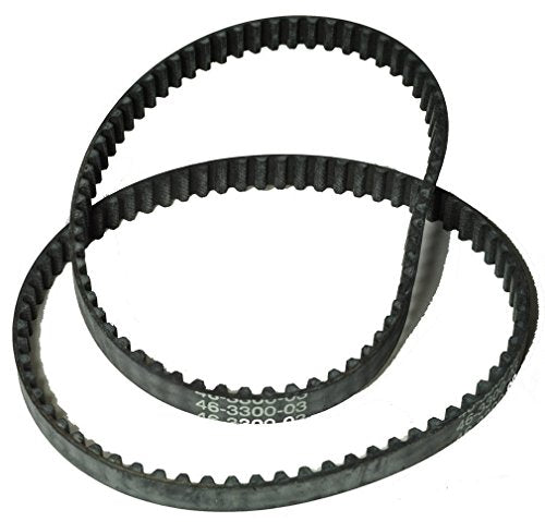Kenmore, Whirlpool Canister Power Nozzle Geared Belts 2 Pk Part # 46-3300-03