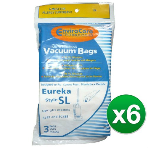 EnviroCare Replacement Vacuum Bag for 61125-12 / 61125 / Style SL (6 Pack)