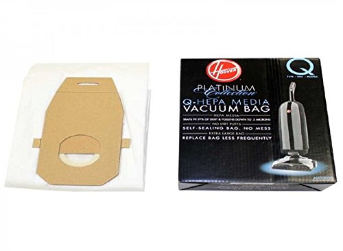 Hoover Type Q Upright Platinum Hepa Paper Bag 2 PK # AH10000