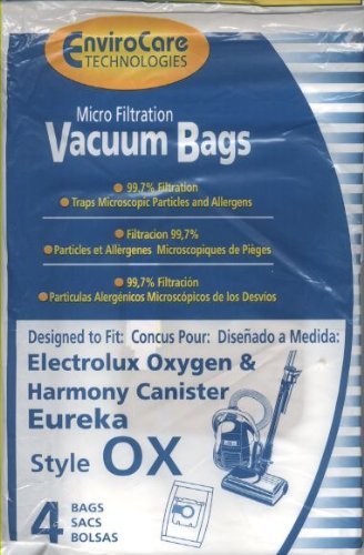 Electrolux, OX Vacuum Bags, 4 Pk. Fits 61320 EL200