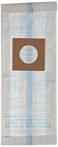 Hoover 4010100Y Microfiltration Bag for 1703/1705 Canister (Pack of 3)