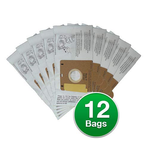 Envirocare Replacement Micro Filtration Vacuum Cleaner Dust Bags made to fit Eureka Style T canisters 12 bags