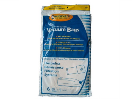 Electrolux Style R Renaissance Vacuum Bags Guardian Lux 9000 Epic 8000 w/ Filter [10 Packs]