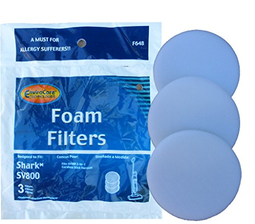 Generic Shark SV800 Foam Filters 3 Pack
